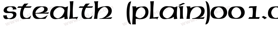 Stealth (Plain)001.001字体转换